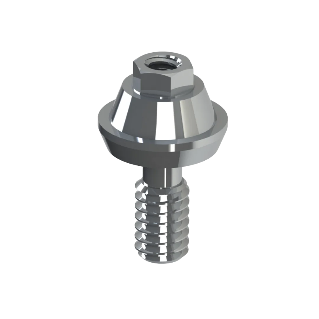 Mini Pilar Hexágono Externo diâmetro 4,1 mm e altura 1 mm - Linha Hexágono Externo - Ti Biotech