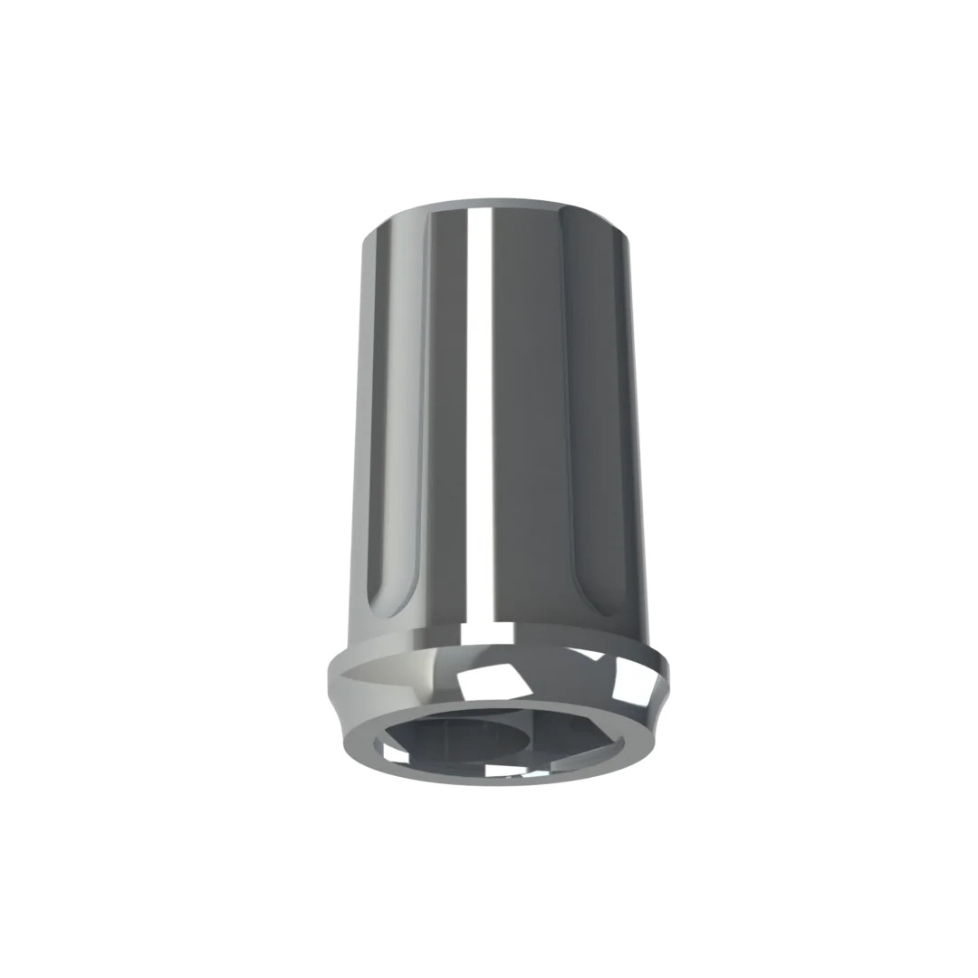 Munhão Hexágono Externo Universal 6 diâmetro 4,5 mm e altura 1 mm - Linha Hexágono Externo - Ti Biotech