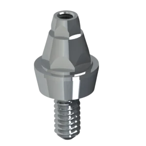 Pilar Hexágono Externo diâmetro 4,1 mm e altura 2 mm - Linha Hexágono Externo - Ti Biotech